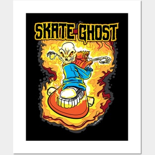 Skate Ghost Posters and Art